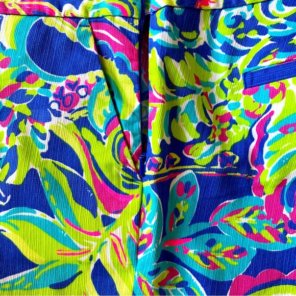 Lilly Pulitzer Colorful Summer Side Zip Shorts Size 0 - Picture 3 of 5